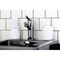 Kingston Brass Water Onyx Sgl-Handle Bthrm Faucet W/Brass Pop-Up & Cover Plate, Blk SS NS8420DKL - alternate 4